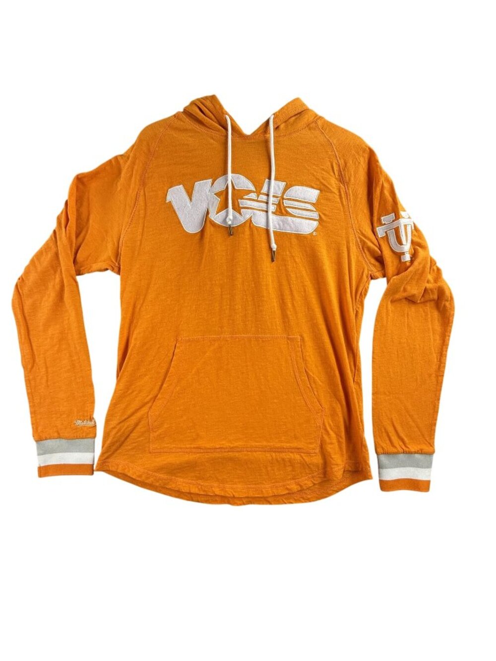 Tennessee Volunteers Shirt Mens Large Orange NCAA Football Mitchell Ness Hoodie
